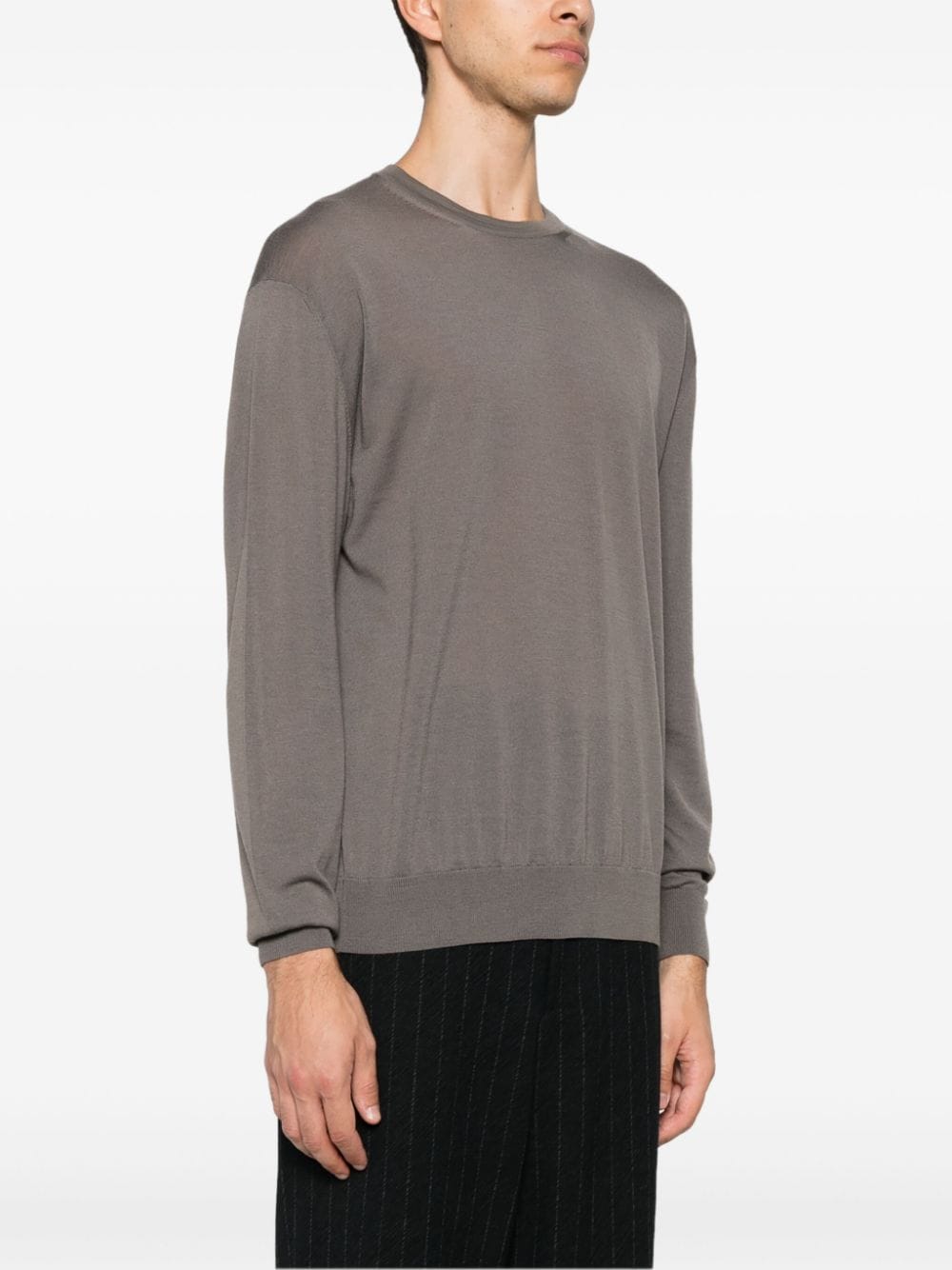 Shop D4.0 Wool Sweater In Neutrals