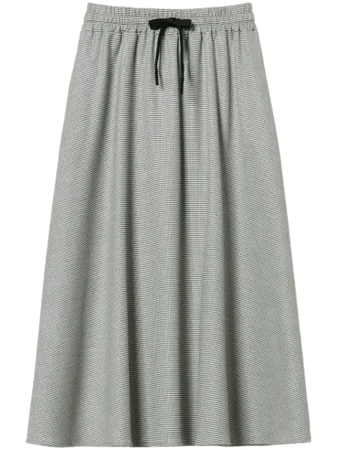 TWINSET Houndstooth midi skirt