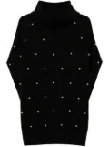 TWINSET pearl-detailing top - Black