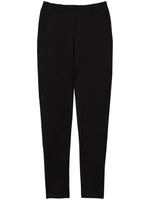 VIP【関税送料無料】希少 TWINSET BLACK COTTON PANTS TWINSET elasticated-waist Trousers | Black | FARFETCH ID
