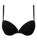 TWINSET charmeuse cross push-up bra - Black