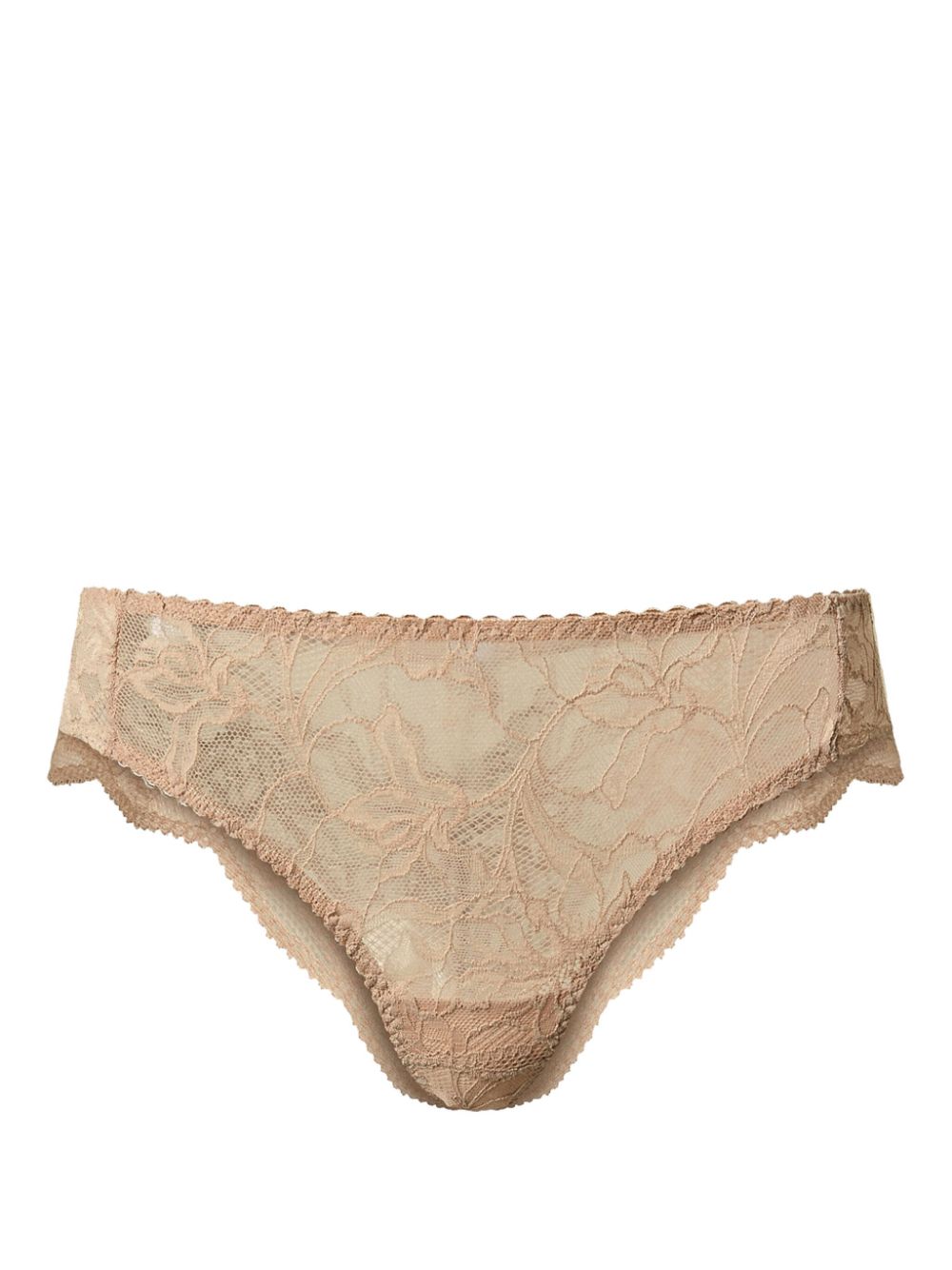 TWINSET Slip met kant Beige