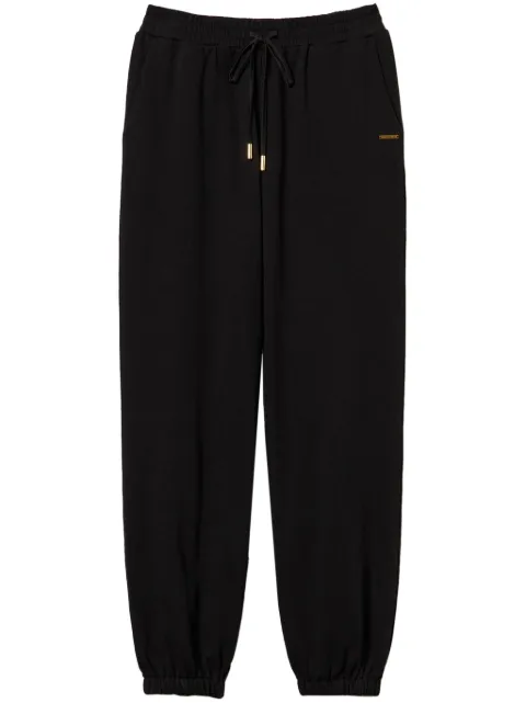 TWINSET satin-trim track pants