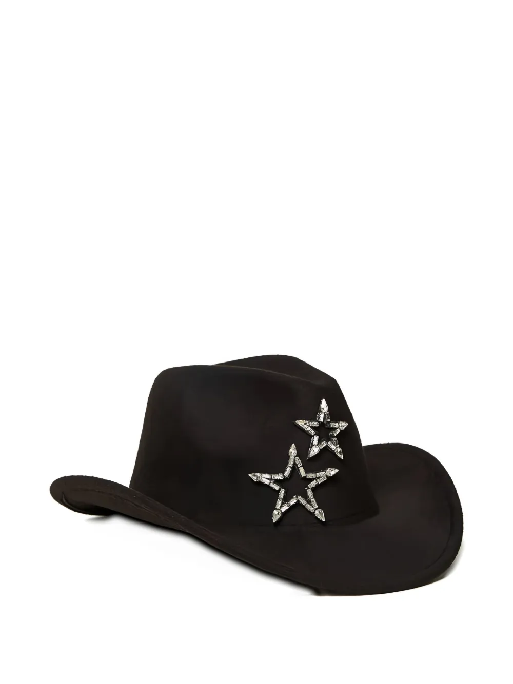 Twinset Star-embellished Cowboy Hat In Black