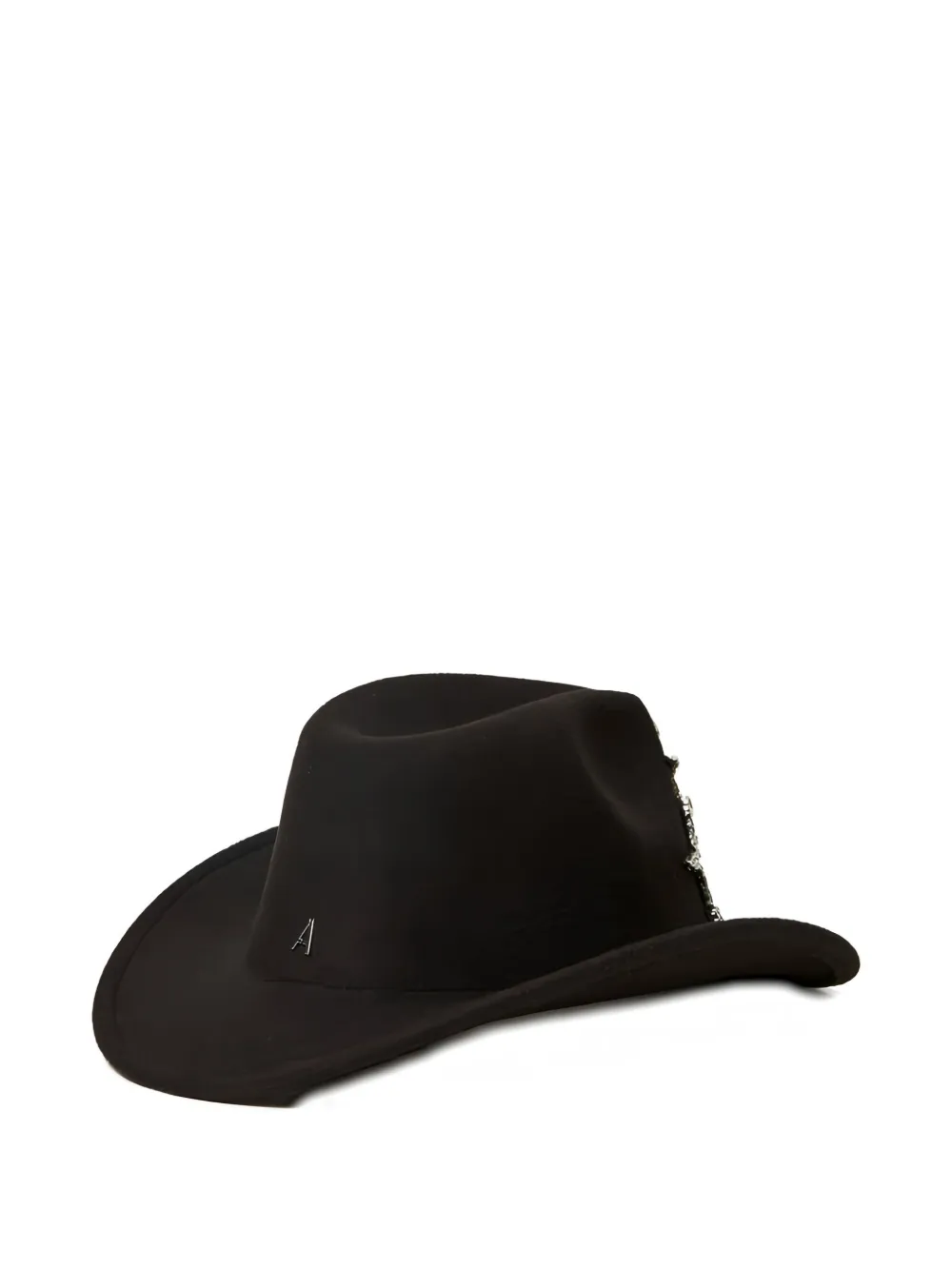 Twinset Star-embellished Cowboy Hat In Black