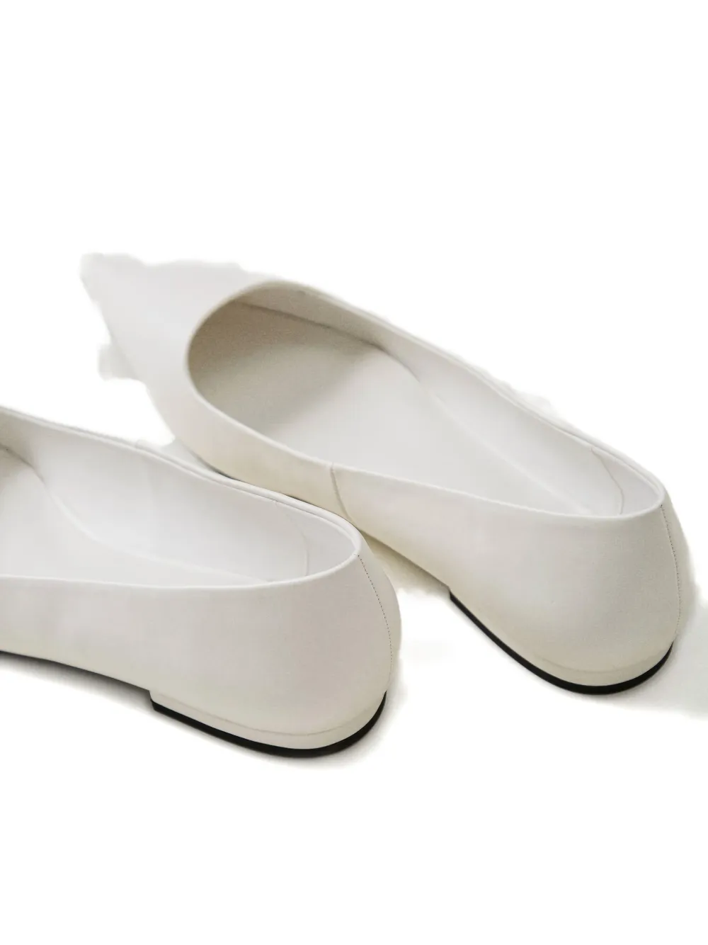 TWINSET pointed-toe ballet flats White