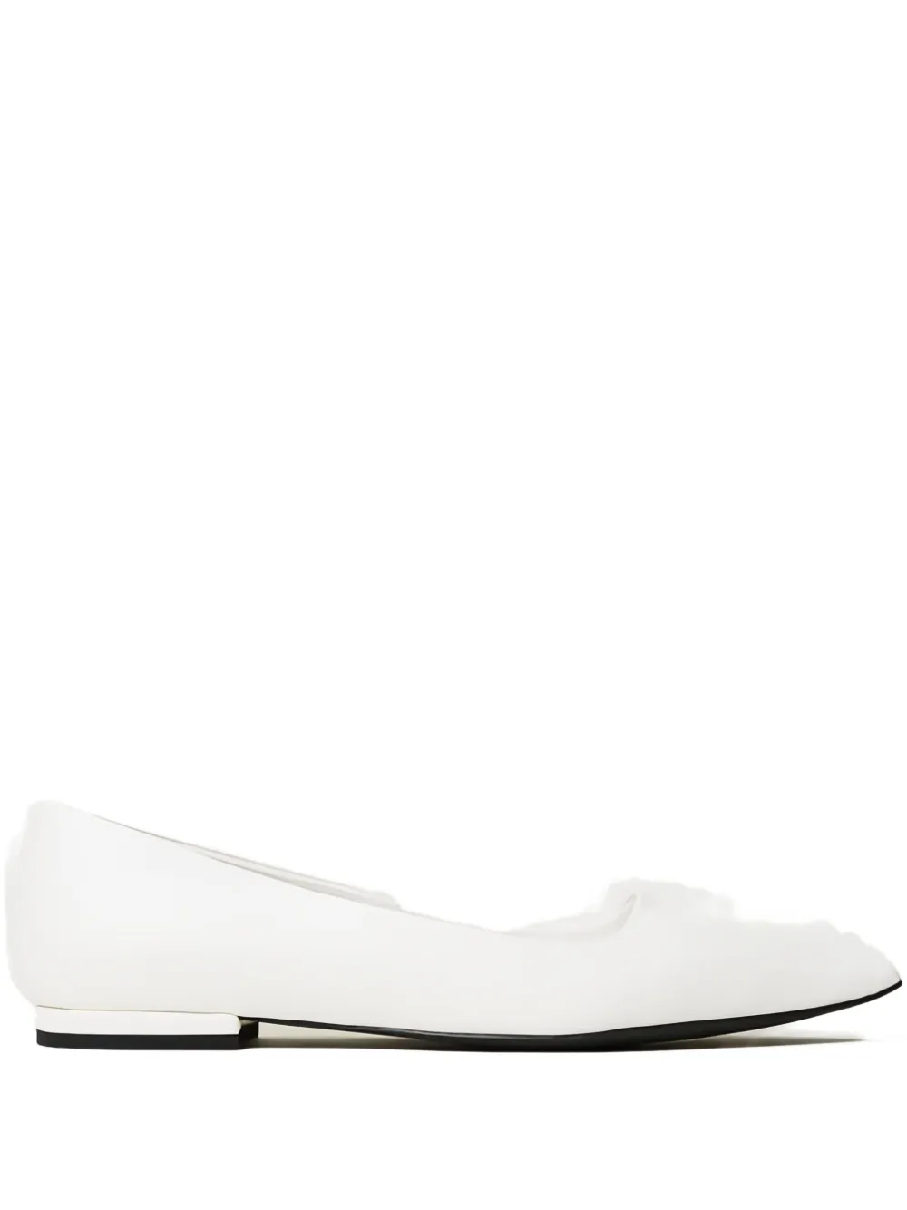 TWINSET pointed-toe ballet flats White