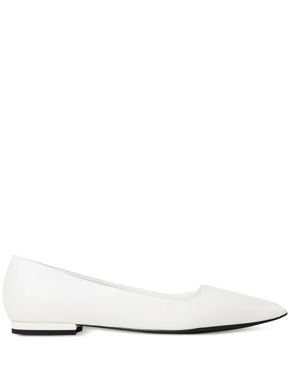 TWINSET Ballerina's met puntige neus Wit