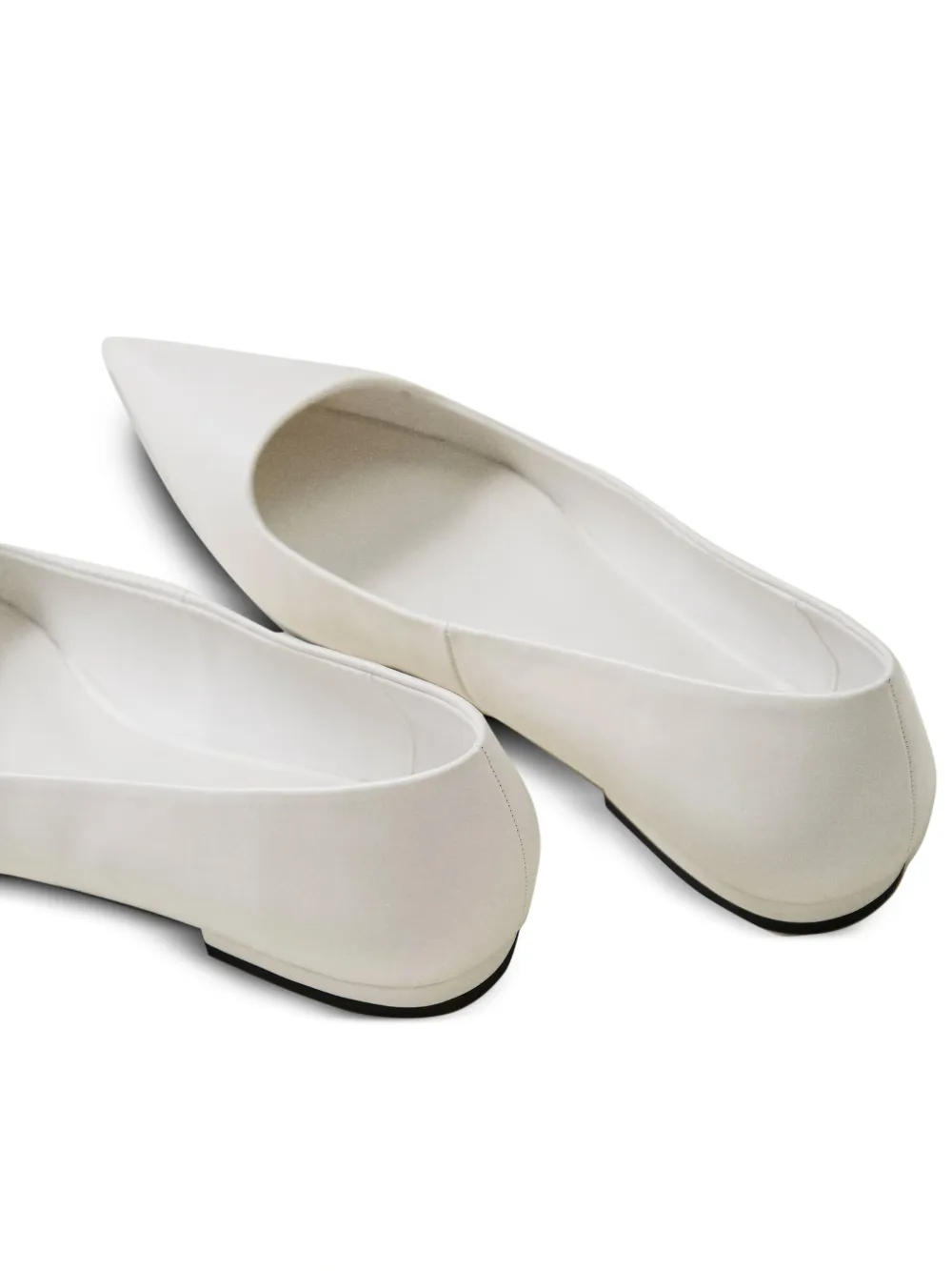 TWINSET Ballerina's met puntige neus Wit