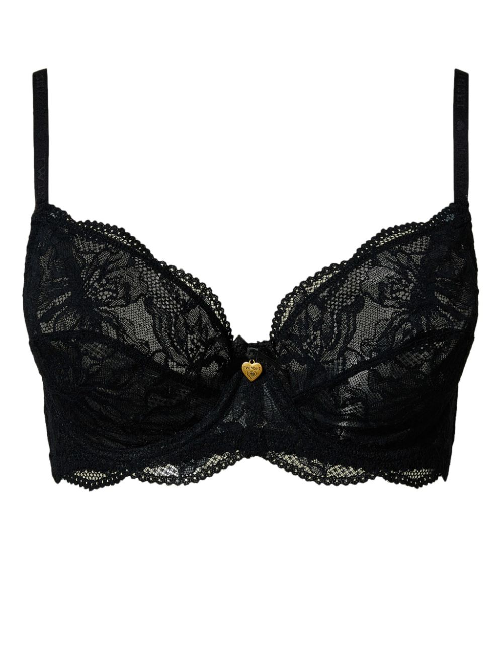 TWINSET underwire lace bra - Black