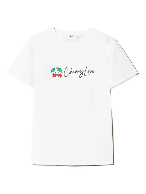 TWINSET playera con cerezas estampadas