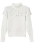 TWINSET roll-neck sweater - White