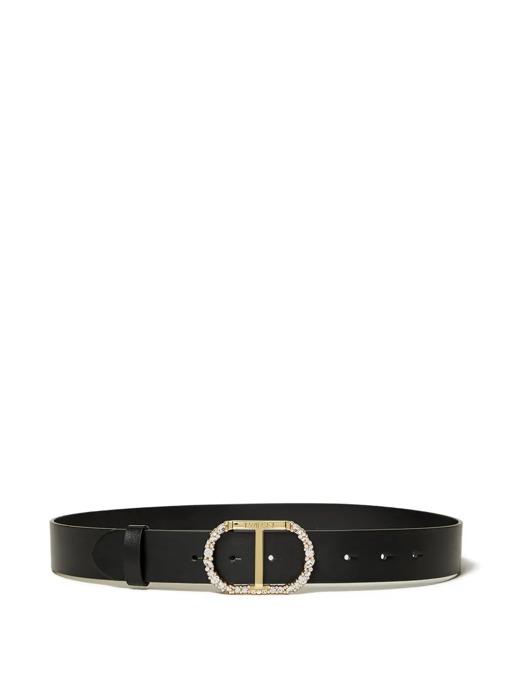 TWINSET embellished reversible oval-buckle belt | Black | Image 1