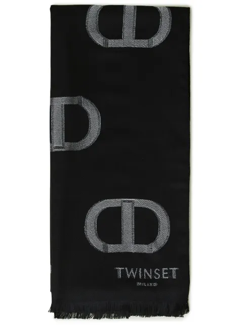 TWINSET mascada con logo estampado
