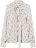 TWINSET graphic-print blouse - Neutrals