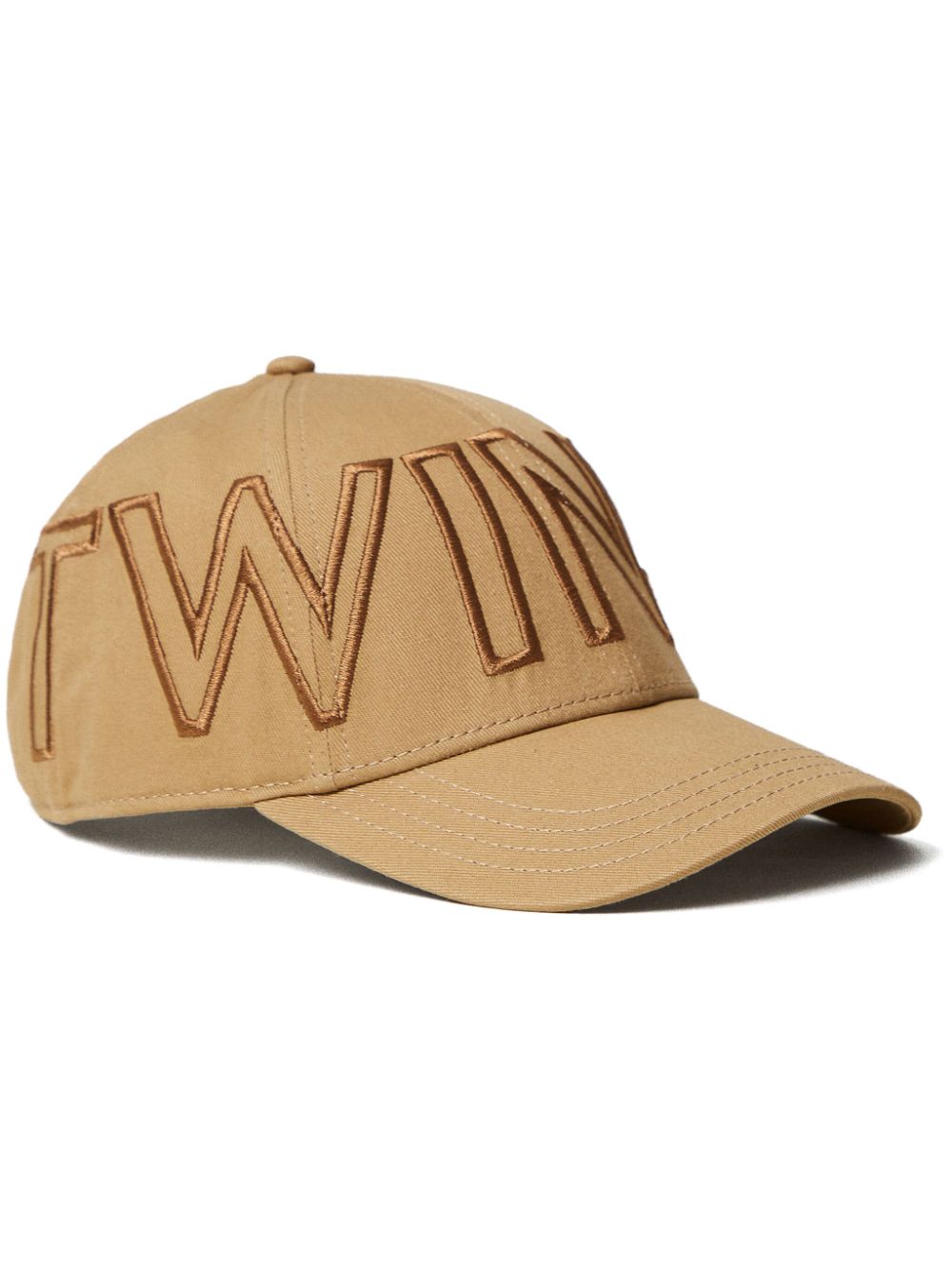 TWINSET logo cap - Neutrals