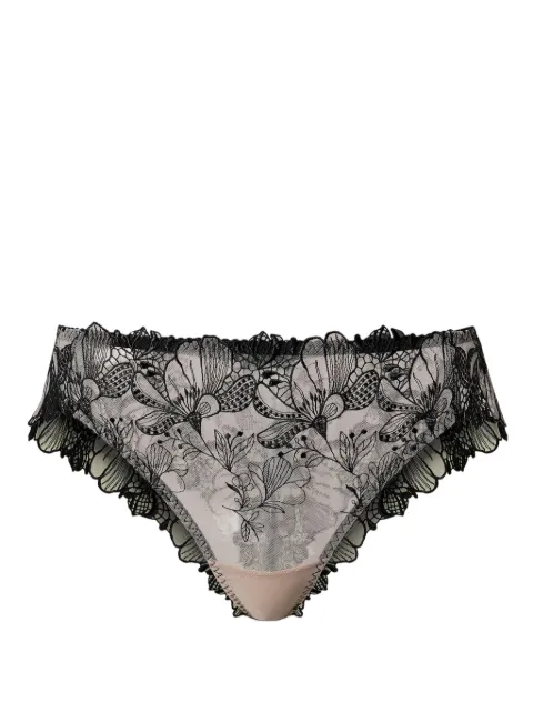 TWINSET Slip aus Tüll mit Stickerei