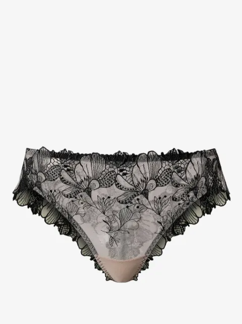 TWINSET embroidered tulle briefs