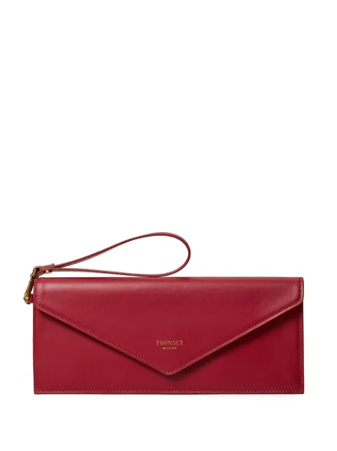 TWINSET leather clutch bag