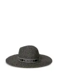 TWINSET woven-band sun hat - Black