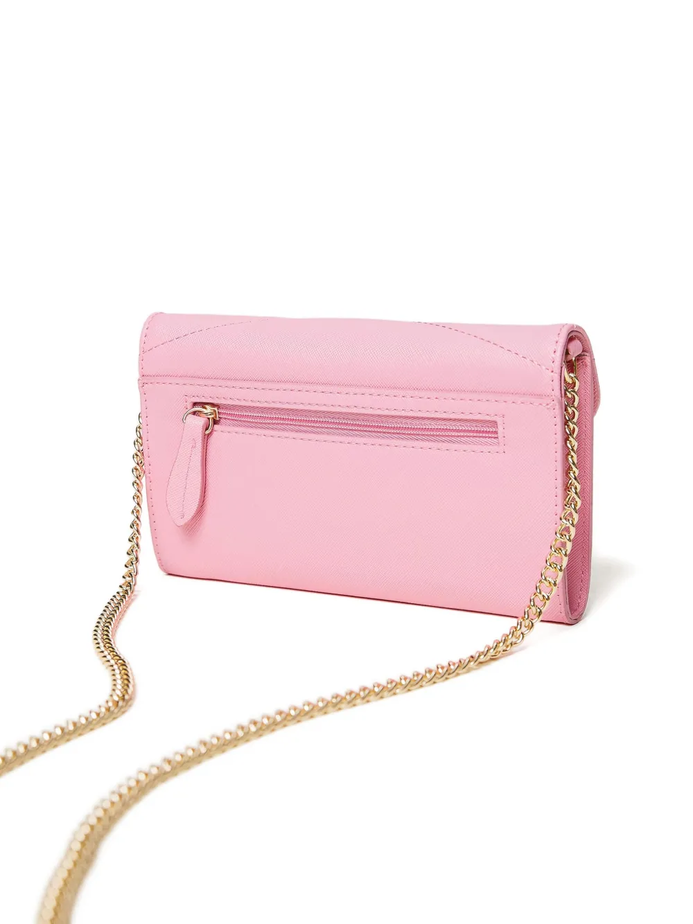 Twinset Chain-link Quilted Phone Case In Gold