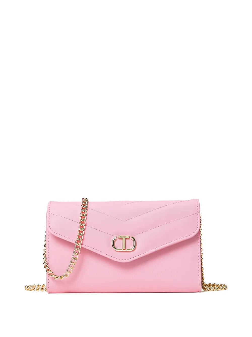 TWINSET chain-link quilted phone case | Pink | Image 1