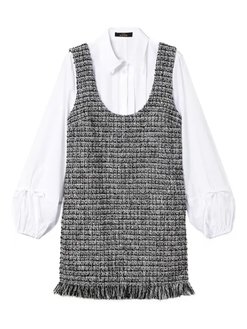 TWINSET layer tweed mini dress