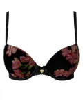 TWINSET velvet push up bra - Black