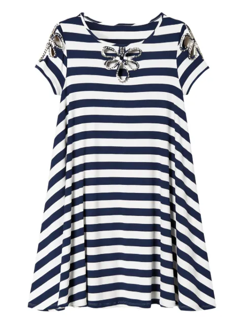 TWINSET jacquard embroidery short dress