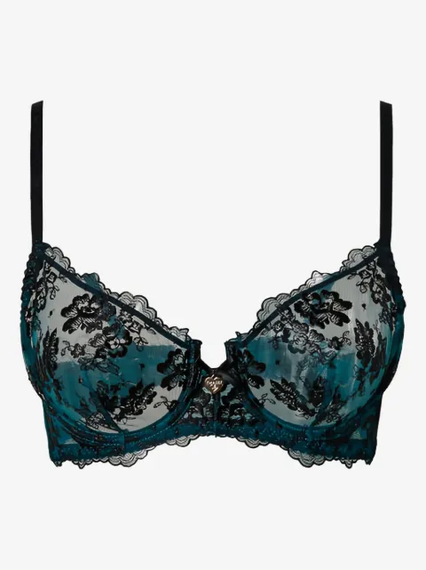 TWINSET embroidered-tulle underwire bra