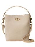 TWINSET leather bucket bag - Neutrals