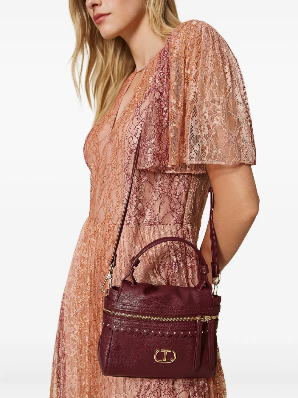 Twinset Small Cécile Handbag In Red