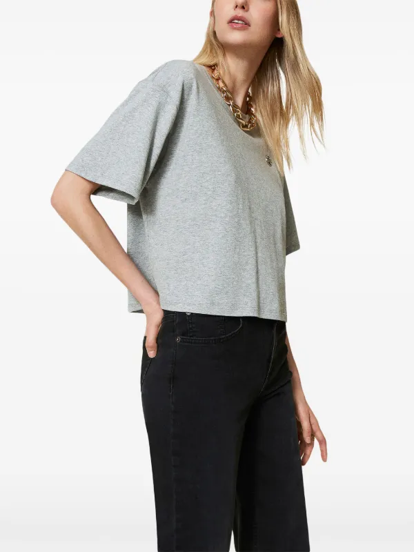 TWINSET ロゴ Tシャツ | グレー | FARFETCH JP