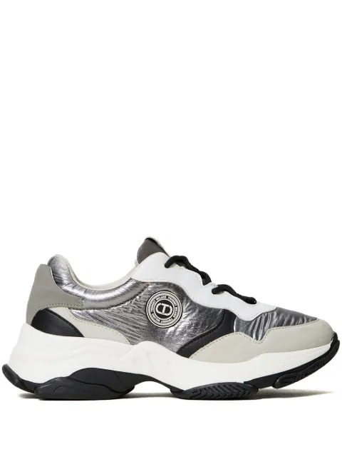 TWINSET logo-patch sneakers 
