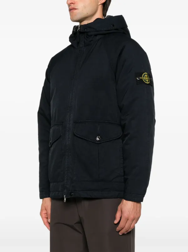 Stone Island David TC Puffer Jacket Blue FARFETCH AO