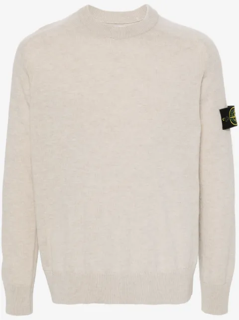 Stone Island sweat en coton à patch Compass