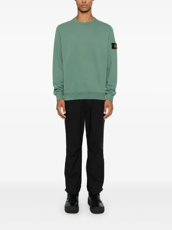 Stone Island コンパスバッジ スウェットシャツ | グリーン | FARFETCH JP