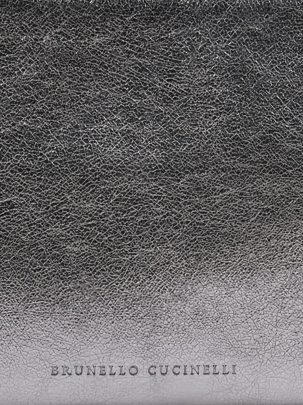 Brunello Cucinelli Kids Metallic schoudertas met ritssluiting Grijs