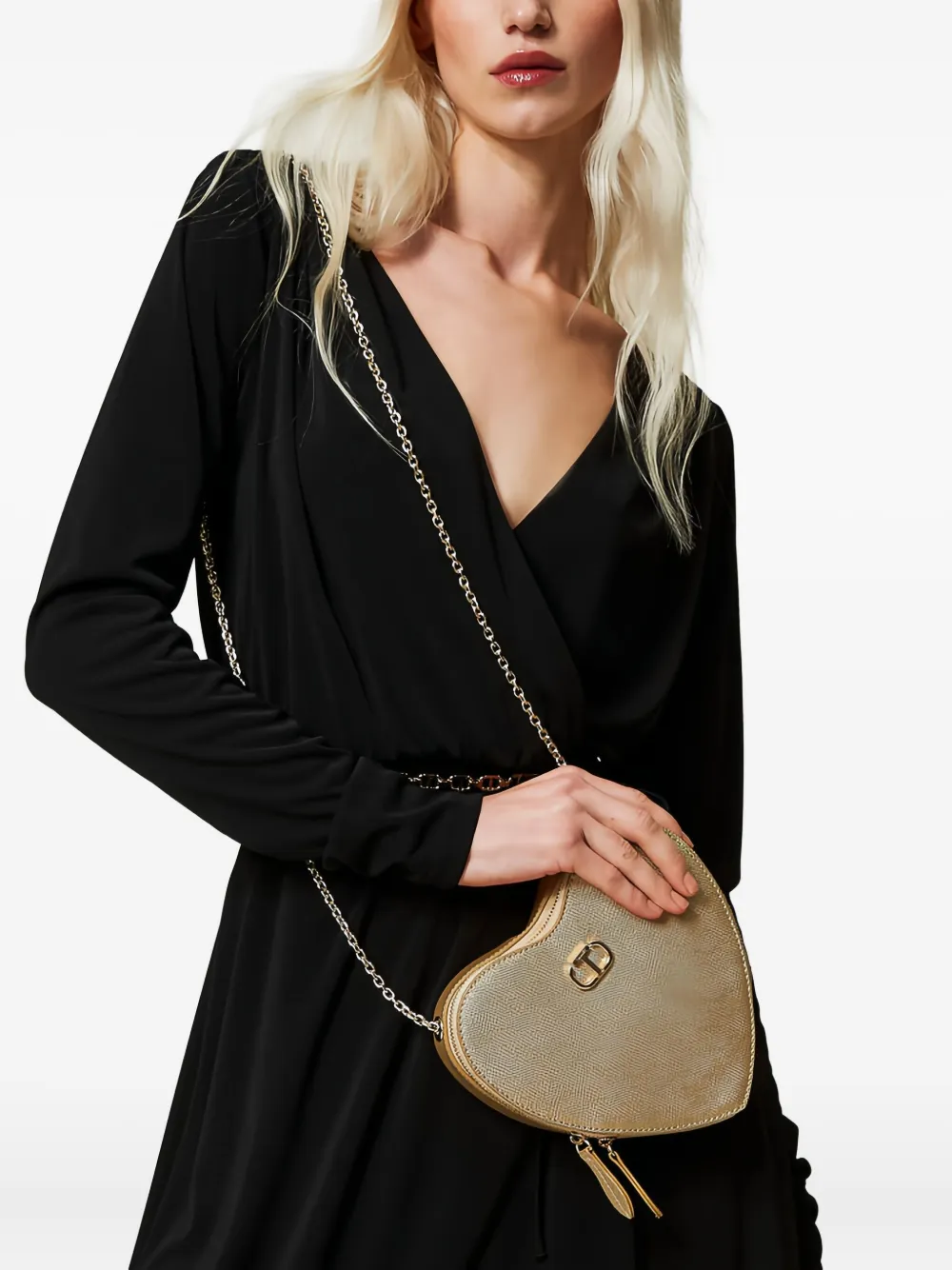 TWINSET heart-shaped chain mini bag | Mini Bags | Image 2