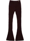 TWINSET cable knit flared trousers