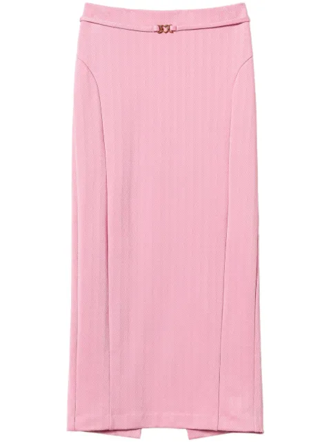 TWINSET herringbone jacquard midi skirt