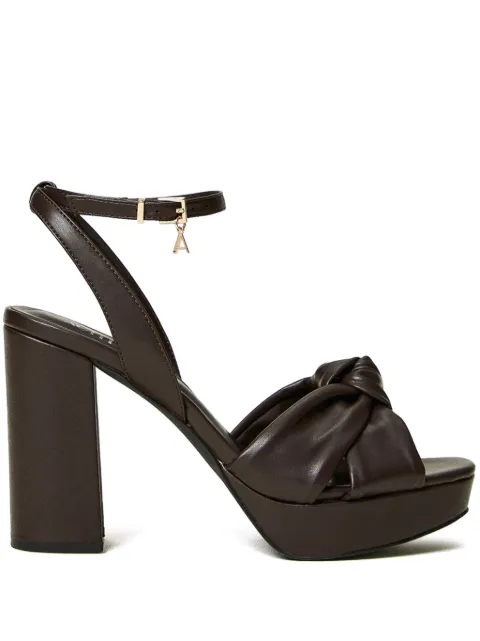 TWINSET 105mm knot-detail platform sandals 
