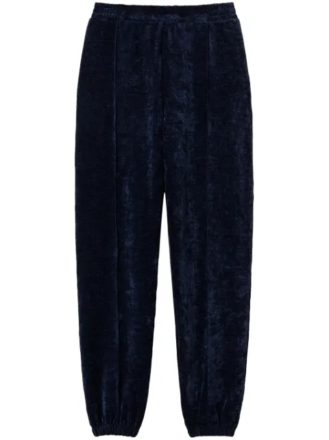 TWINSET velvet track pants