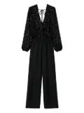TWINSET sequin-embellished jumpsuit - Black