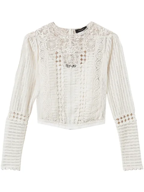TWINSET blusa con diseño bordado