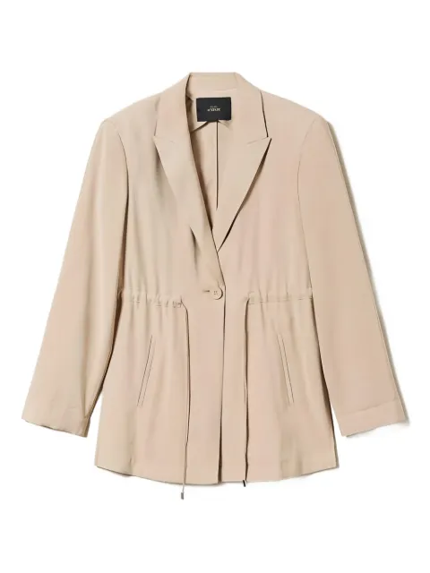 TWINSET blazer con botones y cordones