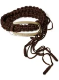 TWINSET crochet belt - Brown