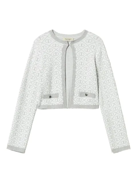 TWINSET Kids jacquard knit cardigan