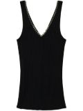 TWINSET bead-embellished top - Black