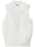 TWINSET knitted vest - White